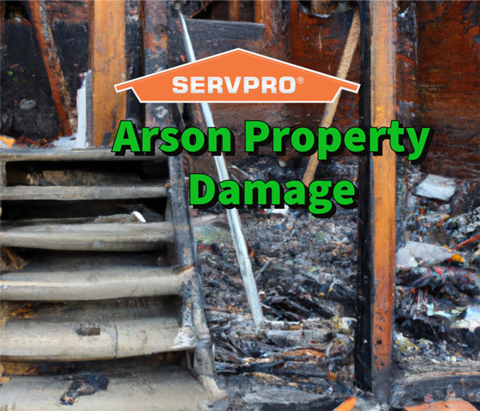 Arson property damage to a residential property in Athens,GA.